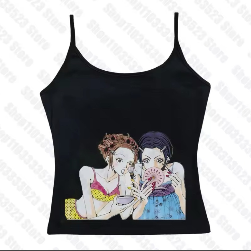 Nana Hachi Anime Vintage Tank Top 
Nana and Hachi Anime White Cream Tshirt Tee - Picture 2 of 4
